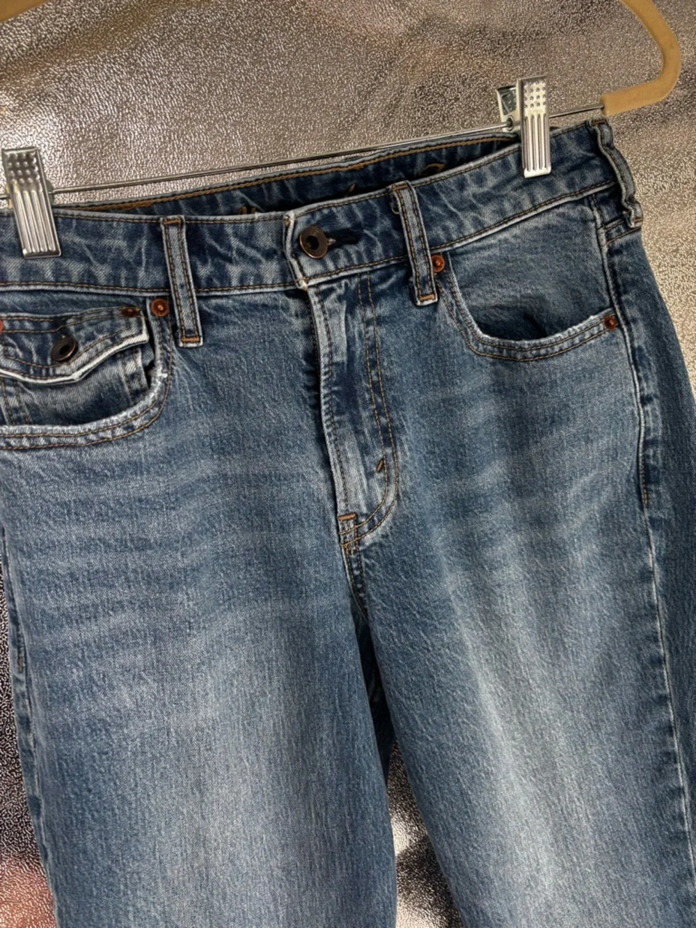 Abercrombie & Fitch High Rise Boot Cut Jeans - Picture 8 of 10